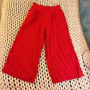 a new day Bright Red Wide-Leg Pants
